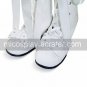 Handmade White PU Leather 6.3cm High Heel Princess Lolita Boots1