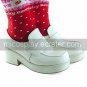 Handmade White PU Leather 6.5cm High Heel Classic Lolita Shoes