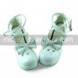Handmade White PU Leather 7.5cm High Heel Sweet Lolita Shoes with Bow