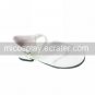 Handmade White PU Leather Flat Sweet Lolita Shoes with Bow