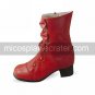 Handmade Wine Red 4.5cm High Heel Sweet Lolita Boots