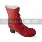 Handmade Wine Red 4.5cm High Heel Sweet Lolita Boots