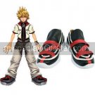 Kingdom Hearts II Roxaz Imitated Leather Rubber Cosplay Shoes