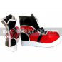 Kingdom Hearts II Sora Imitated Leather Foam Cosplay Shoes red and black
