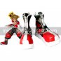 Kingdom Hearts II Sora Imitated Leather Foam Cosplay Shoes red and black