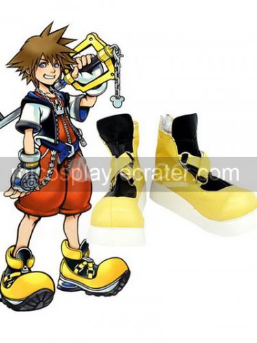 Kingdom Hearts Sora Imitated Leather Foam Cosplay Shoes