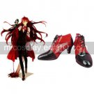 Kuroshitsuji Grell Sutcliff Imitated Leather Cosplay Shoes