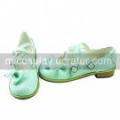 Light Green PU Leather 2cm Flat Country Lolita Shoes