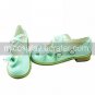 Light Green PU Leather 2cm Flat Country Lolita Shoes