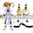 Magical Girl Nanoha Imitated Leather Rubber Cosplay Shoes