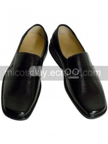 Men's Square Toe Imitated Leather Rubber Cosplay Shoes