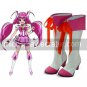 Multi-Color Pointed Toe Knee Length PU Lolita Boots