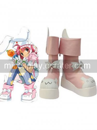 Nurse Witch Komugi Imitated Leather Cosplay Shoes