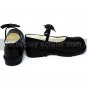 Oh My Sister Black Faux Leather 1 15'' High Heel Bow Cosplay Shoes