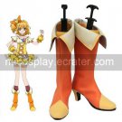 Orange 2'' Heel PRETTY CURE Faux Leather Cosplay Shoes