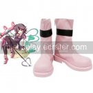 Pink 1 12 Heel TouhouProject Houjuu Nue Faux Leather Cosplay Shoes