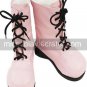 Pink 2 Heel Jigglypuff Pokemon Faux Leather Cosplay Shoes