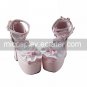 Pink and White PU Leather 12cm High Heel Sweet Lolita Sandals with Bow