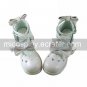 Pink PU Leather 4.5cm High Heel Hollow Heart Sweet Lolita Shoes with Bow