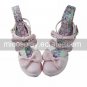Pink PU Leather 7.5cm High Heel Sweet Lolita Shoes with Bow