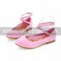 PU Leather 2cm Flat Country Lolita Shoes