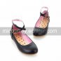 PU Leather 2cm Flat Country Lolita Shoes