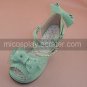 PU Leather 6.3cm High Heel Princess Lolita Sandals with Beads