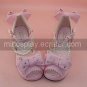 PU Leather 6.3cm High Heel Princess Lolita Sandals with Beads