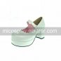 PU Leather 7.5cm High Heel Classic Lolita Shoes1