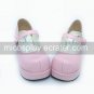 PU Leather 7.5cm High Heel Classic Lolita Shoes1