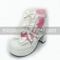 PU Leather 7.5cm High Heel Sweet Lolita Shoes with Bow