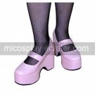 PU Leather 9cm High Heel Punk Lolita Sandals
