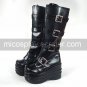PU Leather 10cm Platform Gothic Lolita Boots