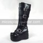 PU Leather 10cm Platform Gothic Lolita Boots
