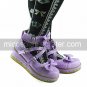 Purple High Gloss PU Leather 5.5cm Wedge Sweet Lolita Shoes