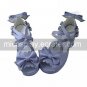 Purple PU Leather 4.5cm High Heel Country Lolita Shoes with Bow