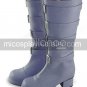 Purple Unlight Danta Round Toe PU Lolita Boots