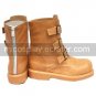 RAGNAROK Brown1 15'' Heel Faux Leather Cosplay Shoes