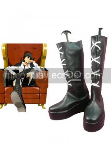 Reborn Xanxus Imitated Leather Cosplay Shoes