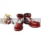 Red 1 15 Heel Riko Mine Aria the Scarlet Ammo Faux Leather Cosplay