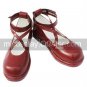Red 1 15 Heel Riko Mine Aria the Scarlet Ammo Faux Leather Cosplay