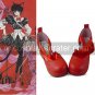 Red Tokyo Babylon Hokuto Someragi Bandage PU Lolita Shoes