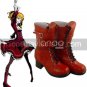 Red Unlight Shert Lace-Up PU Lolita Boots
