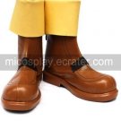 Rocky Brown Faux Leather 1 15'' High Heel Cosplay Shoes