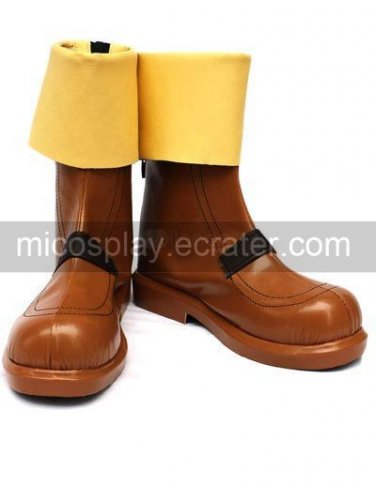 Rocky Brown Faux Leather 1 15'' High Heel Cosplay Shoes