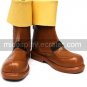 Rocky Brown Faux Leather 1 15'' High Heel Cosplay Shoes