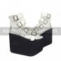 Roman Style 5.5 Platform White PU Lolita Sandals