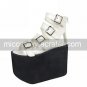Roman Style 5.5 Platform White PU Lolita Sandals