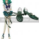 Sailor Moon Imitated Leather Cosplay Shoes Green