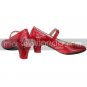Sailor Moon Imitated Leather Cosplay Shoes red